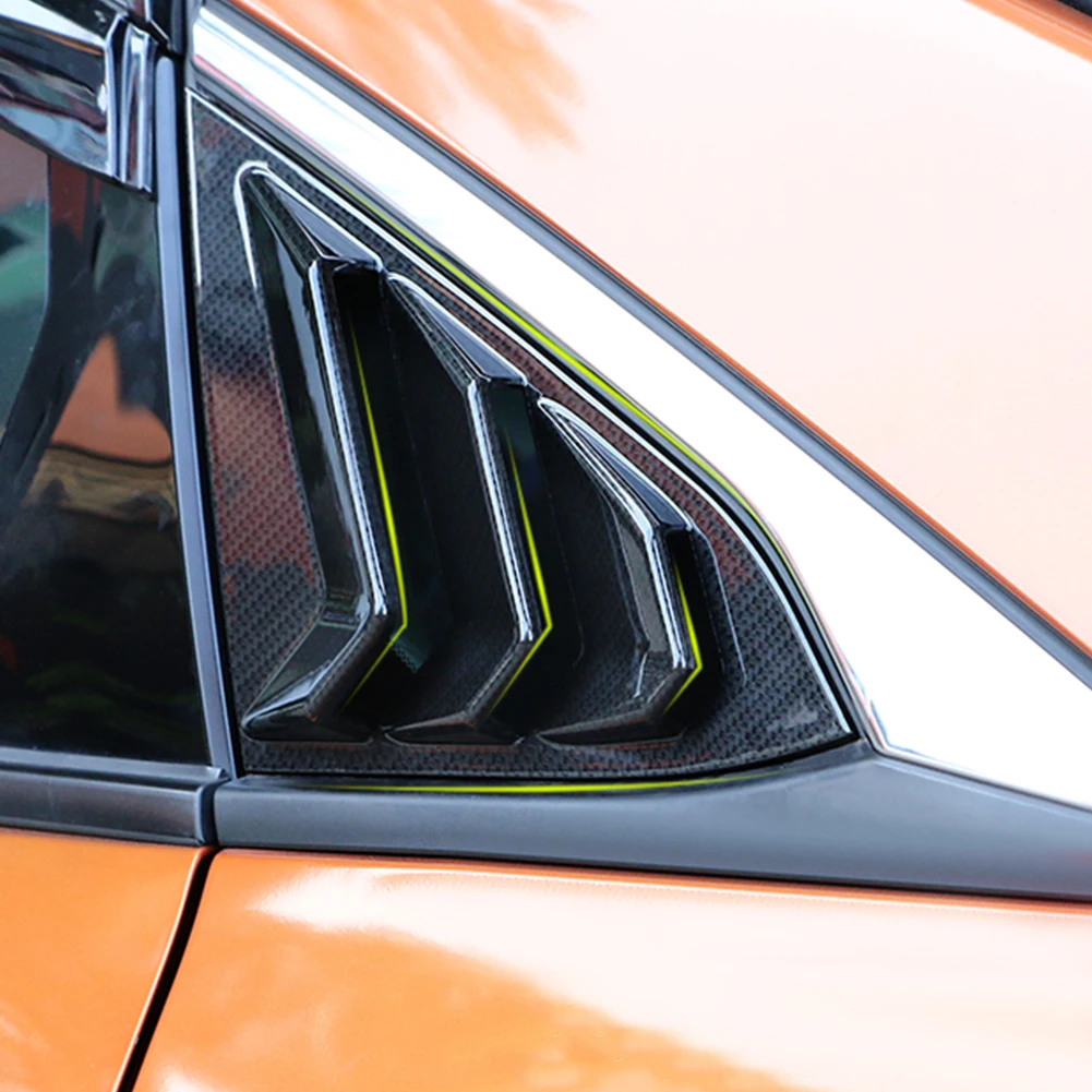 2 шт. наклейки из углеродного волокна на заднюю панель автомобиля Honda Civic 2020 2021 |