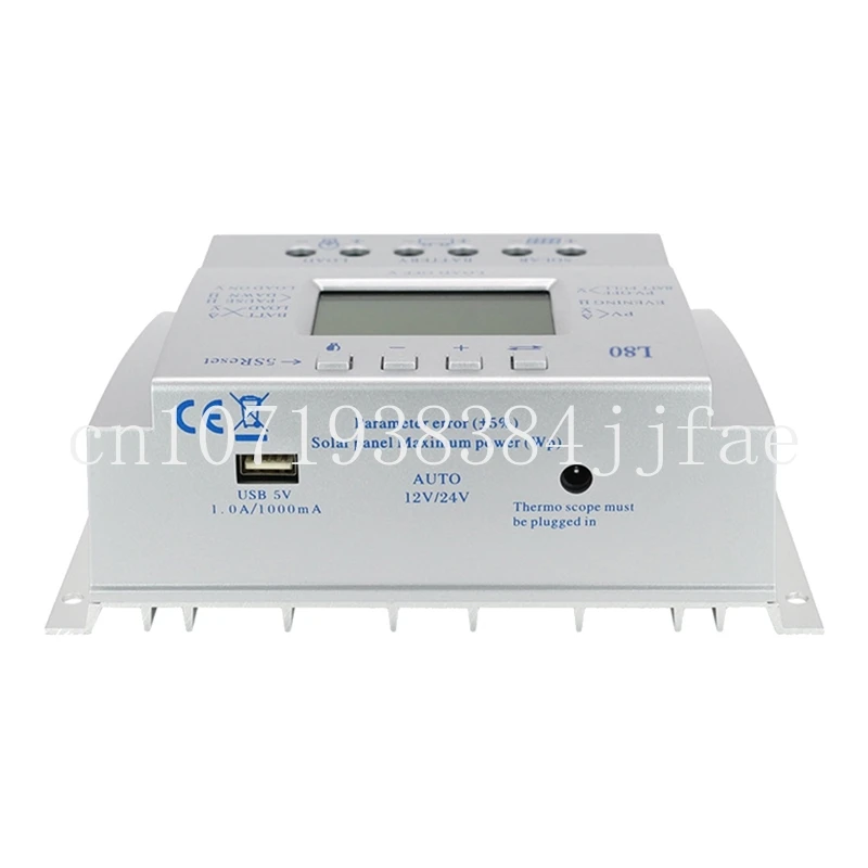 

80 А 12 В/24 В L80 контроллер солнечной зарядки с нулевым уровнем