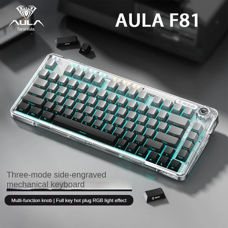 Клавиатура технологическая беспроводная Bluetooth три режима RGB