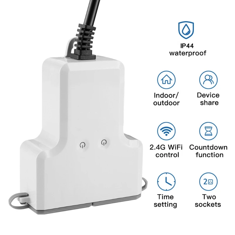 

Умная розетка с поддержкой Wi-Fi, 10 А/16 А