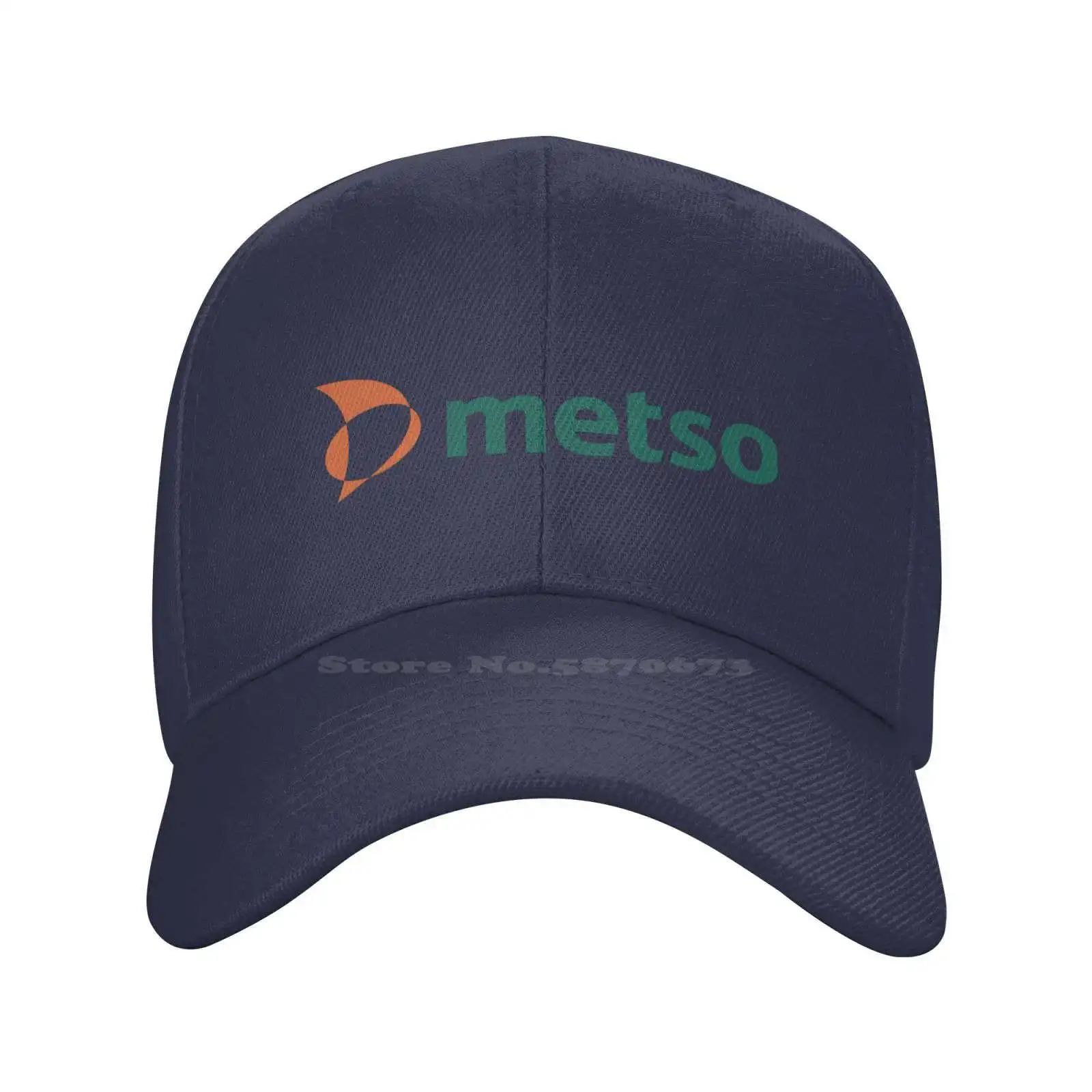 

Metso Oyj Top Quality Logo Denim cap Baseball cap Knitted hat