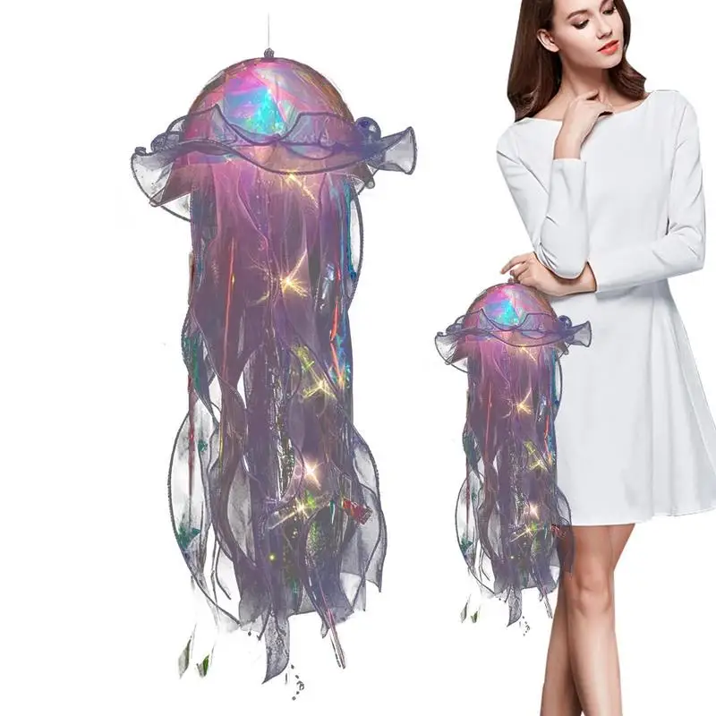 

Декоративная лампа в виде Медузы «сделай сам», лампа в виде медузы, декоративная лампа для создания атмосферы, декоративная лампа ручной работы в виде шара для гостиной