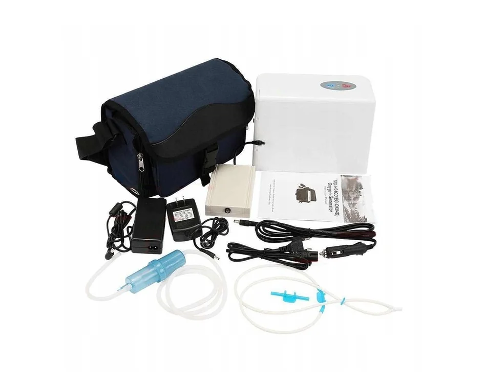 

24hours Continuously Oxygen Inhaler Portable Oxygen Concentrator Battery Oxygen Generator Machine Vehicle Power Oxygen Bar