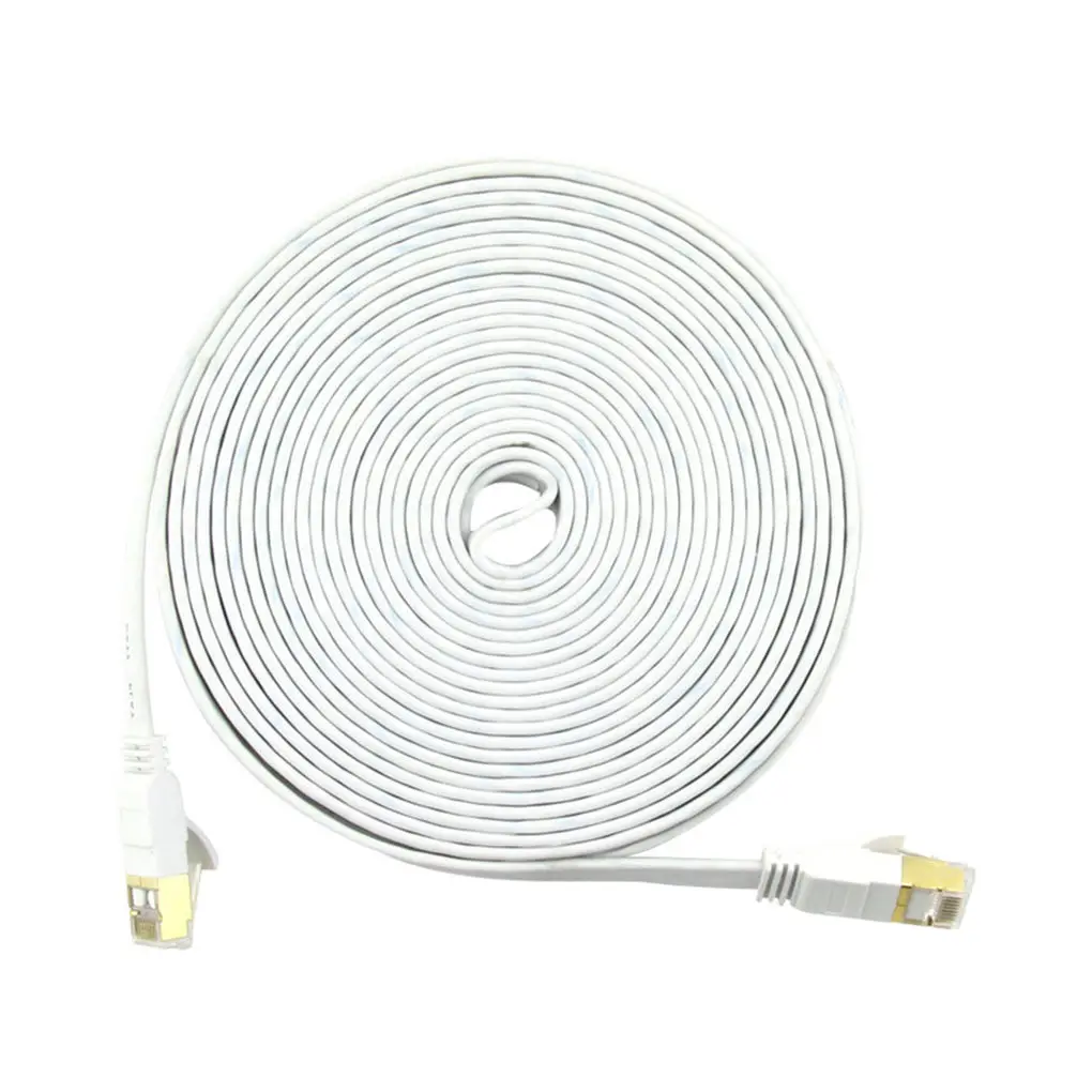 

Кабель Ethernet CAT 7, RJ45, для подключения ноутбука, маршрутизатора, черного и белого цветов