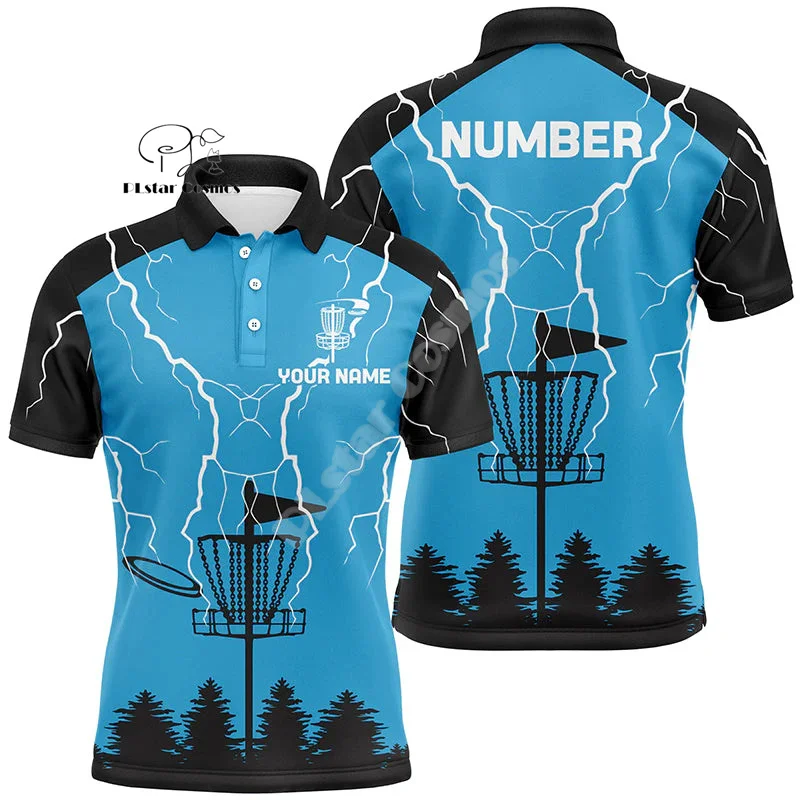 Рубашка-поло А8 с коротким рукавом Повседневная футболка принтом в виде дисков и