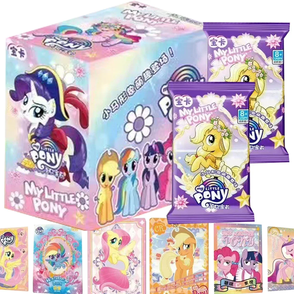 Оригинальные коллекционные карточки My Little Pony для детей Юмористические