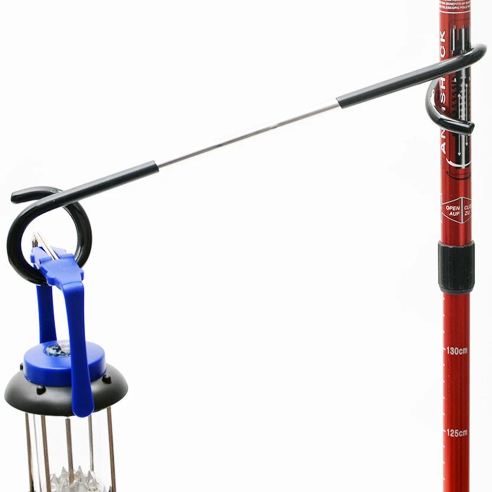 

Durable High Quality Tent Pole Post Lantern Hanger Silcone Coating Tent 2 Way Anti-slip Camping Climbing Hanger