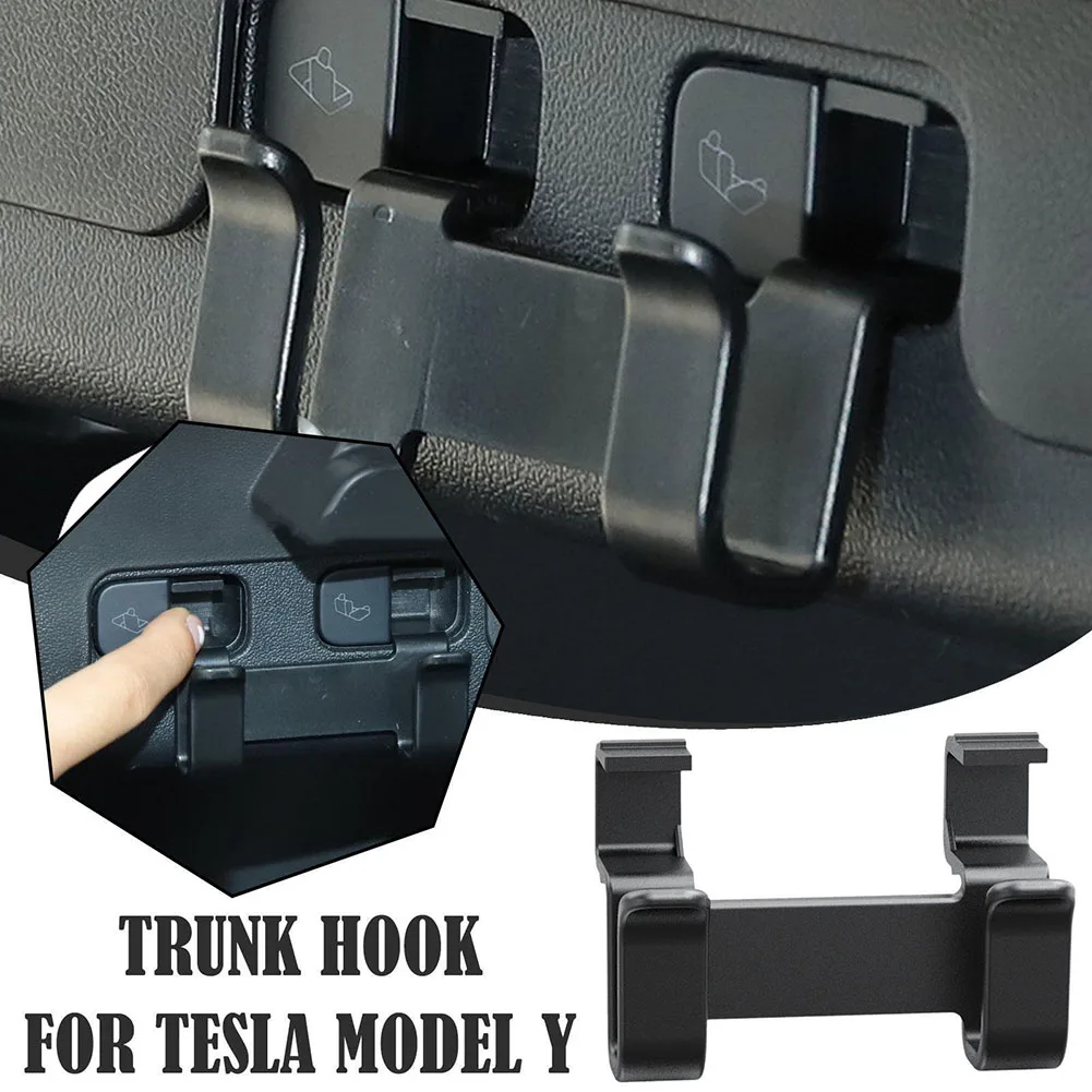 

Для модели Tesla, задняя фреза, держатель для сумки для багажа, искусственные Крючки из АБС для модели Tesla, внутренние аксессуары