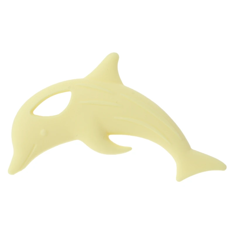 

Baby Teether Silicone Cute Dolphin Teething Toy Necklace Newborn Chewing Nursing