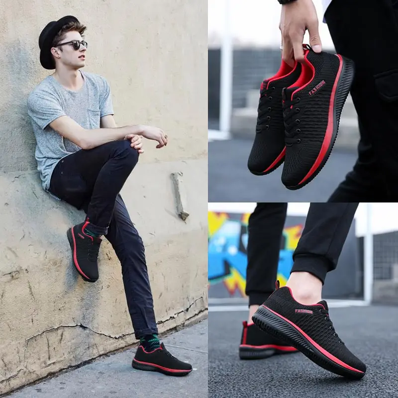 

low-cut light weight sneakers man men's sports walking shoes men's running sneakers sport man shoes women gym large 1229
