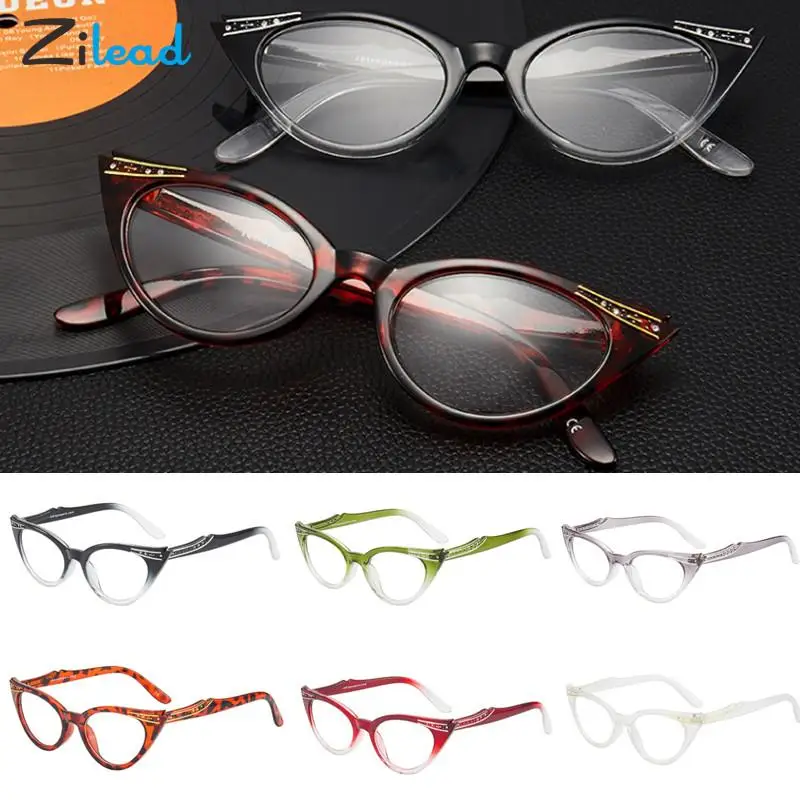 

Zilead Reading Glasses Women Fashion Vintage Cateye Presbyopic Reader Eyeglasses Eyewear For Diopters Vision+1+1.5+2+2.5+3+3.5+4