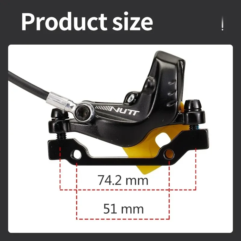 4-поршневой гидравлический дисковый тормоз для электронного велосипеда рычаг