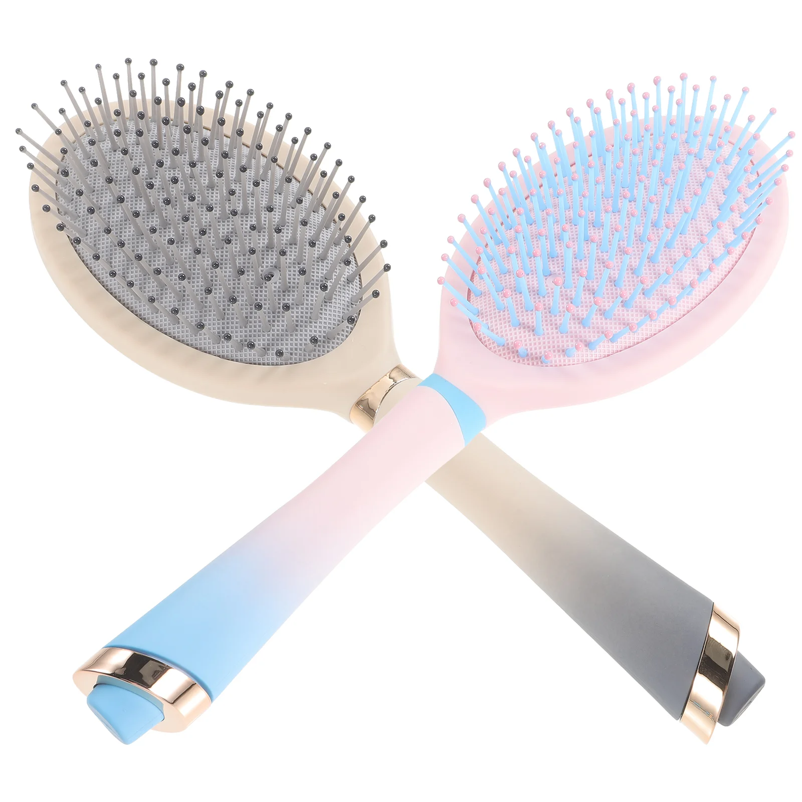 

2pcs Hair Detangling Combs Hair Styling Combs Plastic Hair Comb Women Hair Salon Brushes