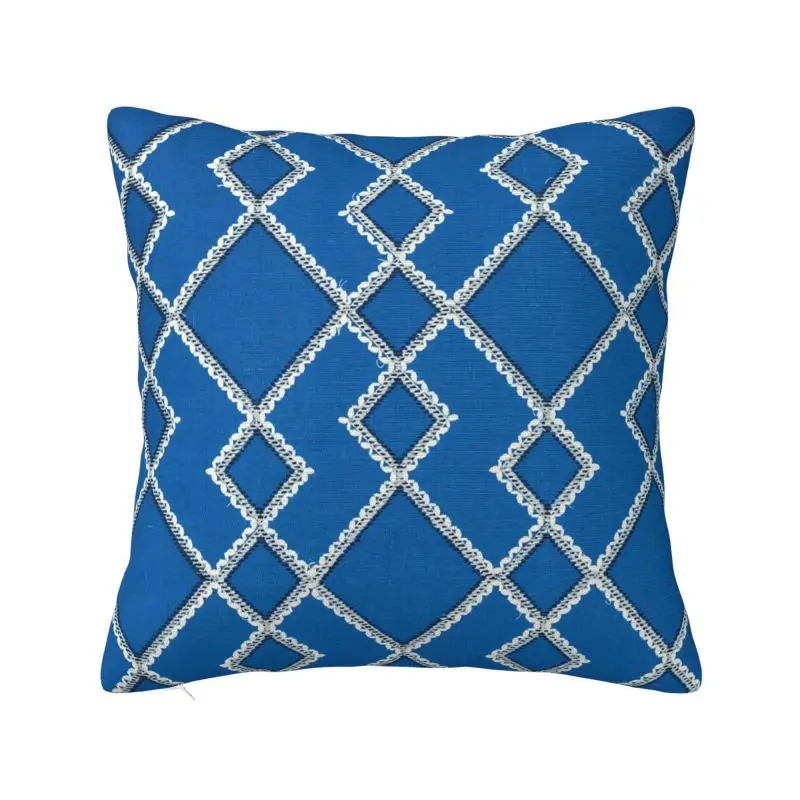 Изготовленный на заказ скандинавский Шумахер Бронсон с вышивкой синий чехол для