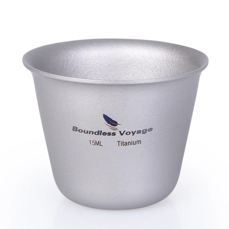 

Титановая чашка для сакэ Boundless Voyage миниатюрный винный бокал чайная кружка для отдыха на природе, кемпинга, пикника, вечеринки, фляжка, посуда...