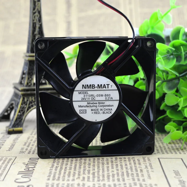 

ORIGINAL 3110RL-05W-B60 24 V 0.21A 8025 8CM INVERTER DOUBLE BALL FAN