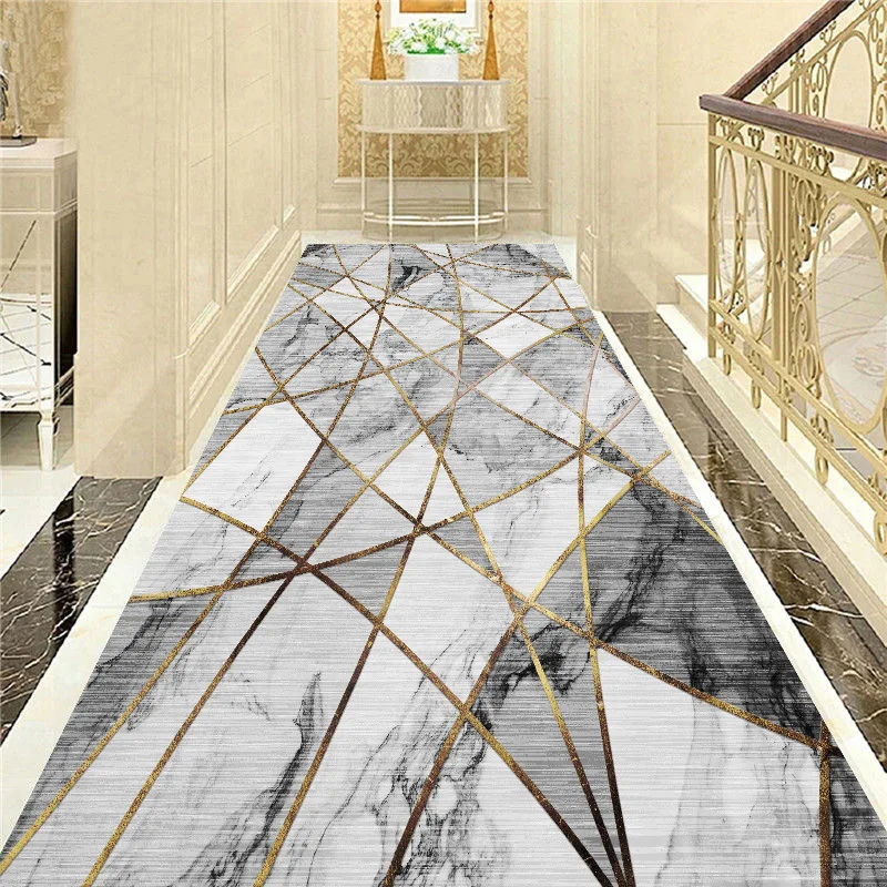 

3D ковер для двери коридора 2 м/3 м, ковер для коридора, длинный ковер для коридора, прихожей, Домашний напольный коврик, искусственная Геометрия