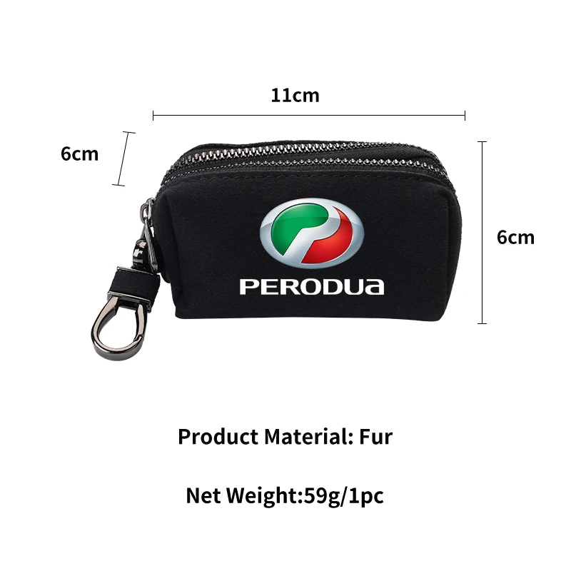 Кошелек для монет с логотипом автомобиля двойная молния ключ карт сумка хранения