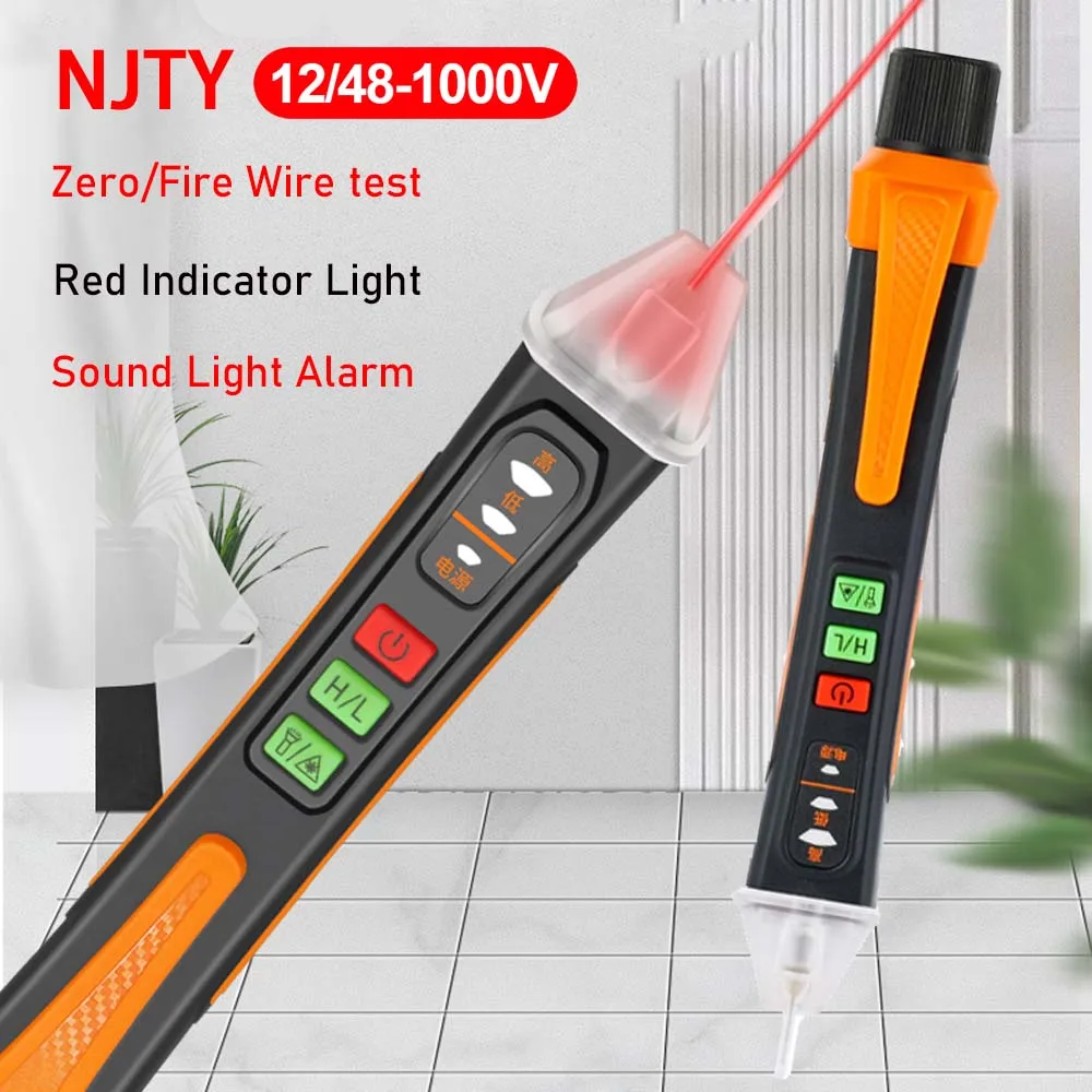 

Voltage Detector Smart Non-Contact Voltage Tester Pen Meter 12-1000V Current Electric Sensor Test Pencil Voltage Indicator