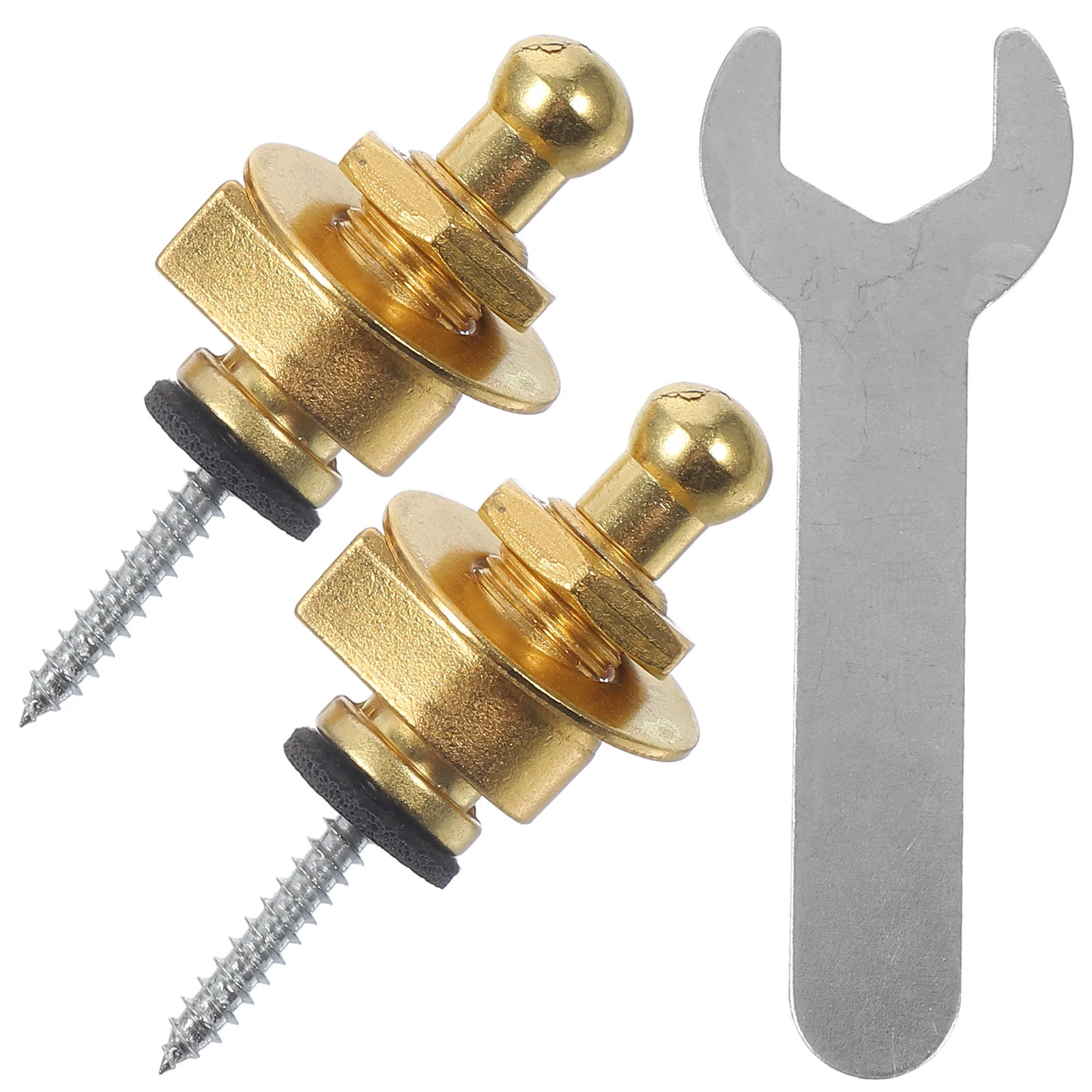 

2pcs Guitar Strap Lock Locking Pins Strap End Buttons Classical Guitar Ukulele Strap End Pins