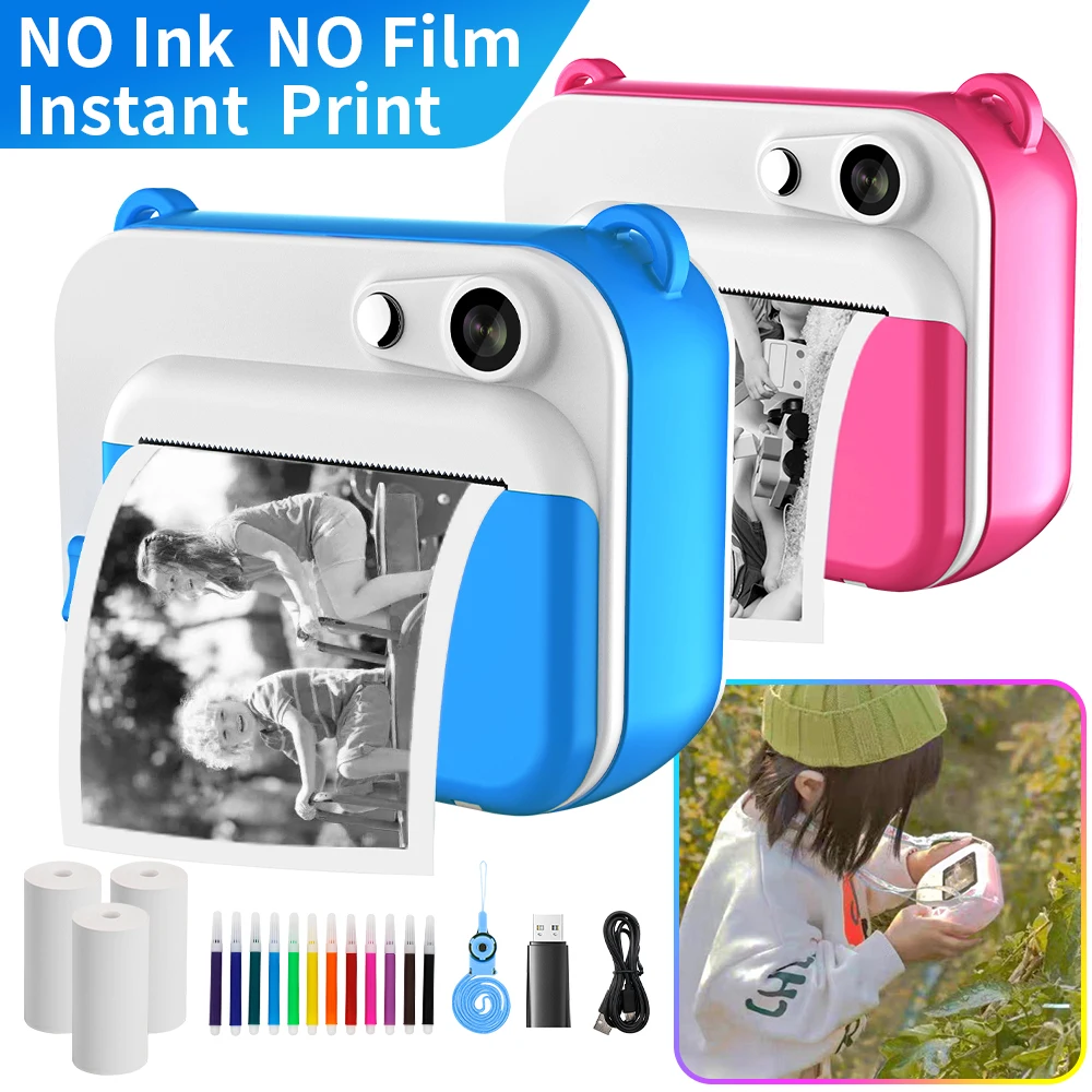 DIY Kid Instant Print Camera Thermal Printing Camera Digital