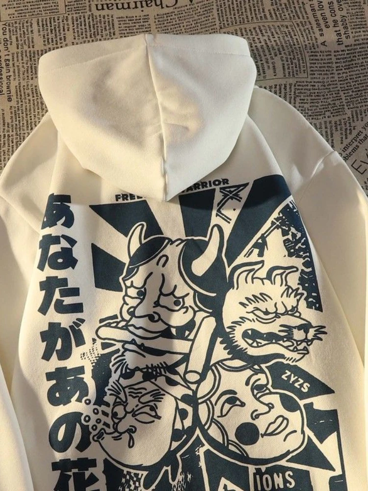 

Японская толстовка с капюшоном, Свитшот оверсайз, повседневный Женский пуловер с капюшоном, толстовки с длинным рукавом, весенняя одежда дл...