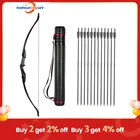 Набор для стрельбы из лука Toparchery, 57 дюймов, для охоты, левая и правая рука, черный охотничий лук, 20-40 фунтов