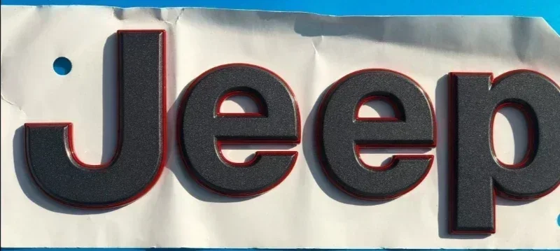 

ABS боковая эмблема автомобиля, логотип, наклейка на кузов, значок, наклейка для JEEP Grand Cherokee Automoblie, внешние аксессуары, ремонт, украшение