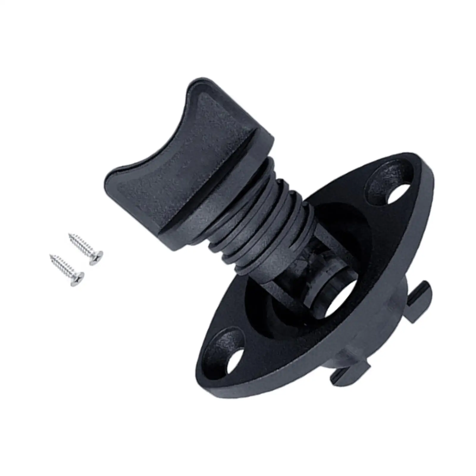 

1'' 25mm Boat Drain Plug Screw Type Accessories Supplies Moulding Hardware Black Hull Thread Plugs for Yacht Canoe Plumbing