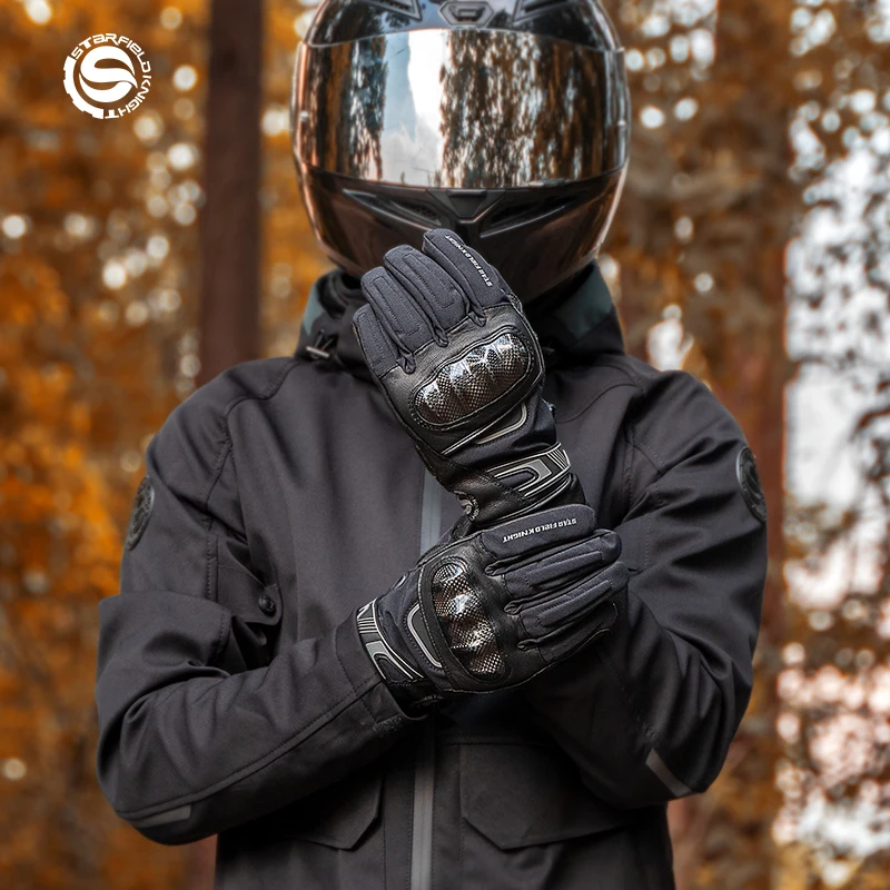 Мотоциклетные Перчатки SFK зимние теплые водонепроницаемые перчатки из