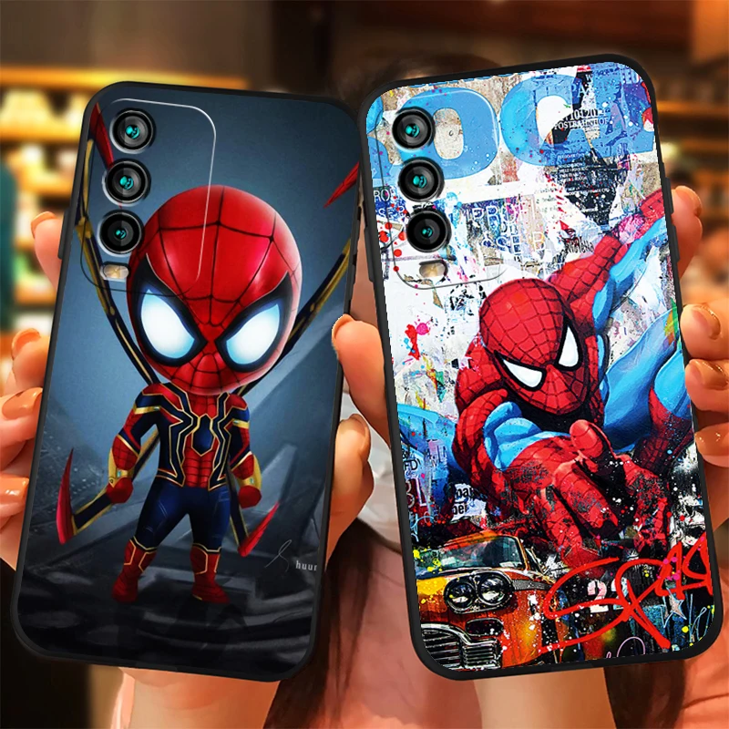 

Marvel Avengers Phone Cases For Xiaomi Redmi Note 10 10S 10 Pro POCO F3 GT X3 GT M3 Pro X3 NFC Soft TPU Back Cover Funda
