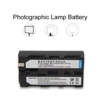 1pcs 2400mah np f550 np f570 rechargeable lithium ion battery pack for np f550 f750 f970 f960 led video light lamp battery