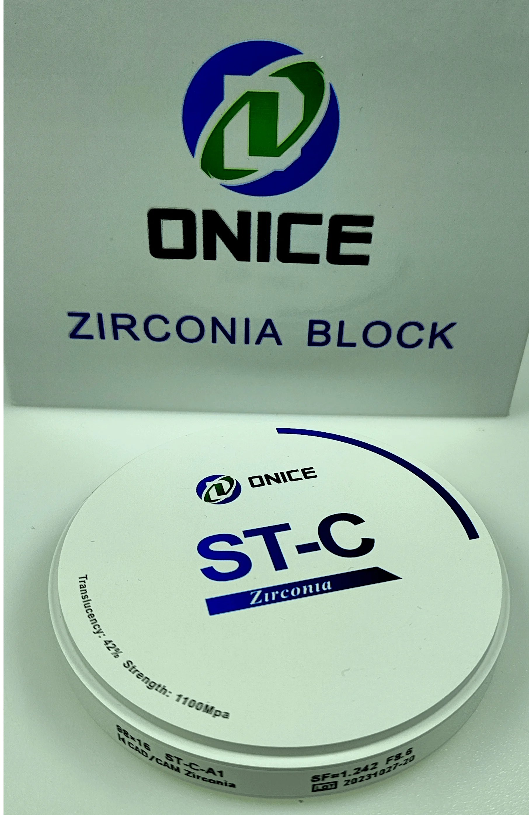 42% МПа оригинальный зеркальный Цирконий CAD/CAM многослойные стоматологические