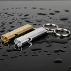 1 шт. свисток для выживания на открытом воздухе, свисток с двойной трубкой, экстренный свисток для кемпинга, комплект для выживания со свистком для чарлидинга