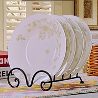 wedding porcelain complete tableware set ceramic christmas white dessert set dishes flower pratos de jantar plates dinner