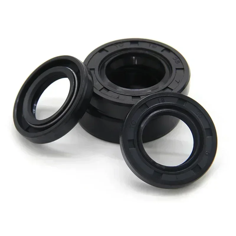 Черные масляные уплотнения с каркасом NBR ID18 мм TC-18*24/25/26/28/30/32/35/40/42/45/47*5/6/7/8/10 2/5 шт