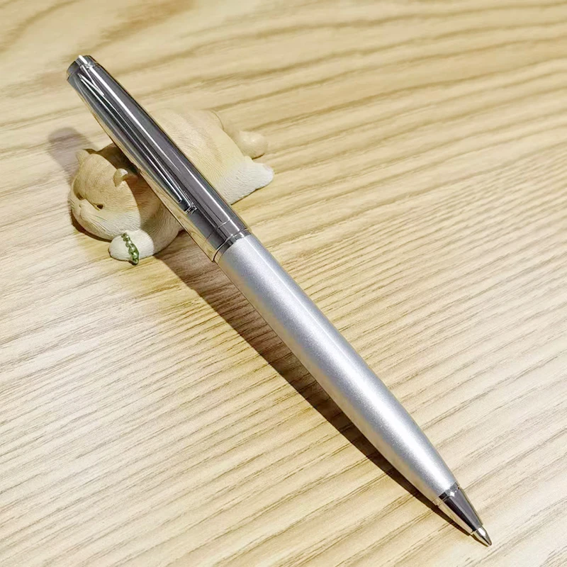 Гелевая ручка BrassMetal CD13 серебристая/белая/синяя 0 5 мм