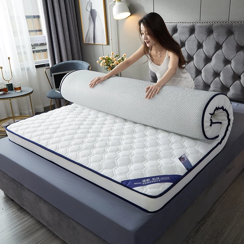 

Folding Double Mattress Natural Latex Summer Student Mattres European Tourist Colchon Individual Para Cama Bedroom Furniture