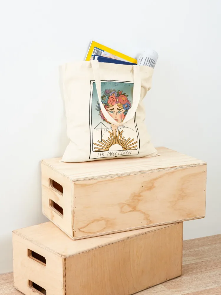 May Queen Tarot Card Tote Bag ручные сумки многоразовые продуктовые Холщовая большая сумка