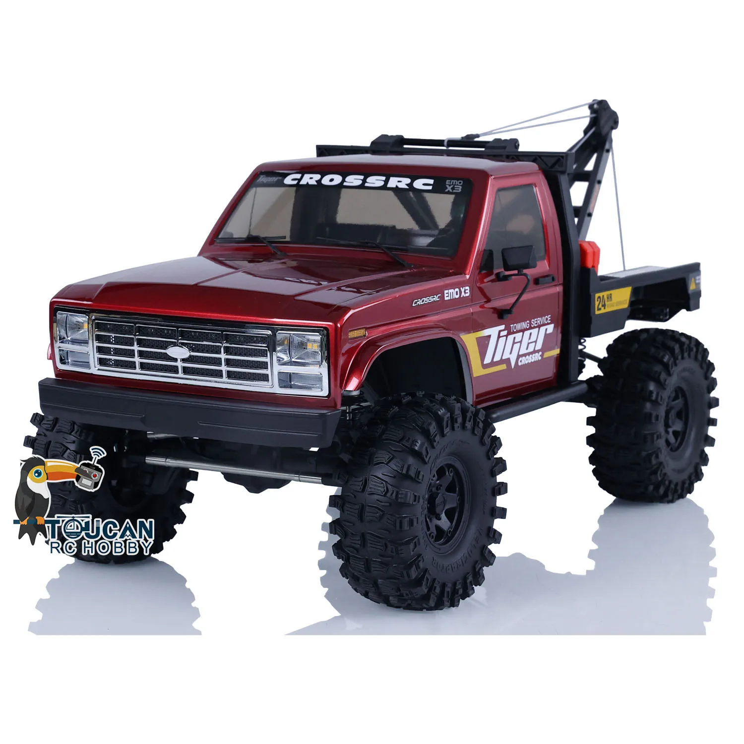 Фото 1/8 CORSSRC EMO X3 Гусеничные машинки с дистанционным управлением 4WD RC Буксировочный спасательный автомобиль 4x4 Модель автомобилей с беспроводным управлением Игрушки для взрослых №3