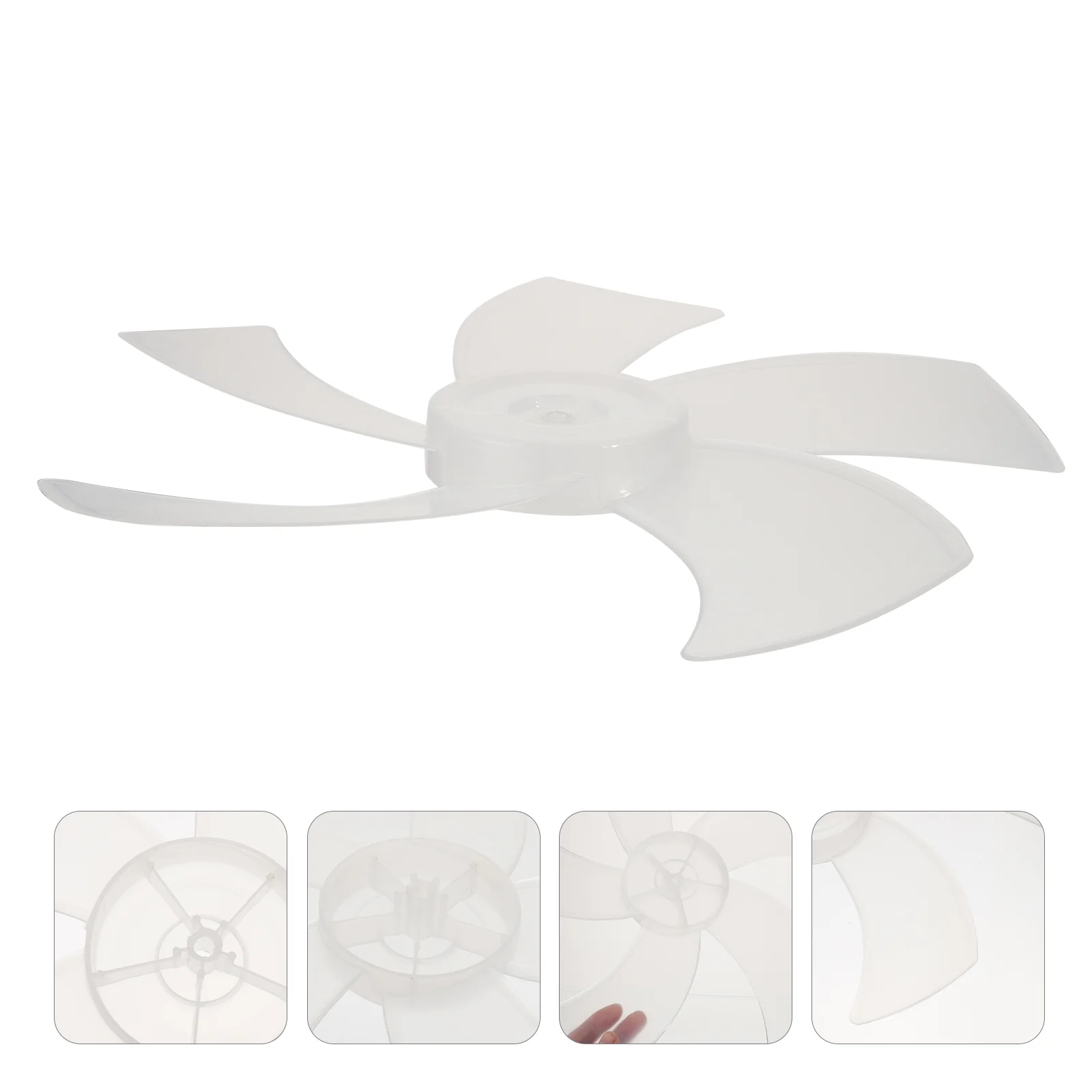 

2 Pcs Wind Fans Home Fan Table Fan RV Fan Accessory Replacement Fan Blades Plastic Ceiling Fan Accessories