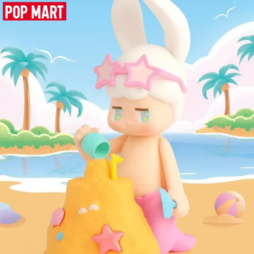 Фото POP MART Satyr Rory Summer Fun Series Mystery Box - милая кукла для девочек, слепая коробка, праздничный подарок, милый настольный орнамент, фигурка №1