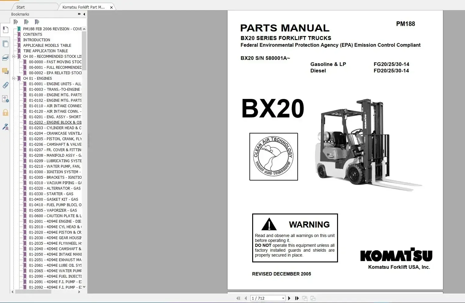 Вилочный погрузчик SpecDiag Komatsu, 11,6 ГБ, обновленный в формате PDF, 2022, все модели магазинов, руководство по обслуживанию DVD (art.: 3920cf1e64bbc) - 3920cf1e64bbc