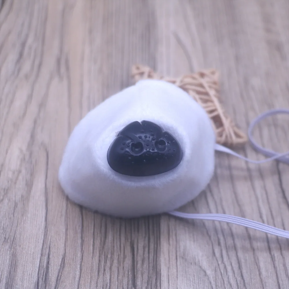 Плюшевая повязка на голову для косплея взрослых и детей с ушками животных собак