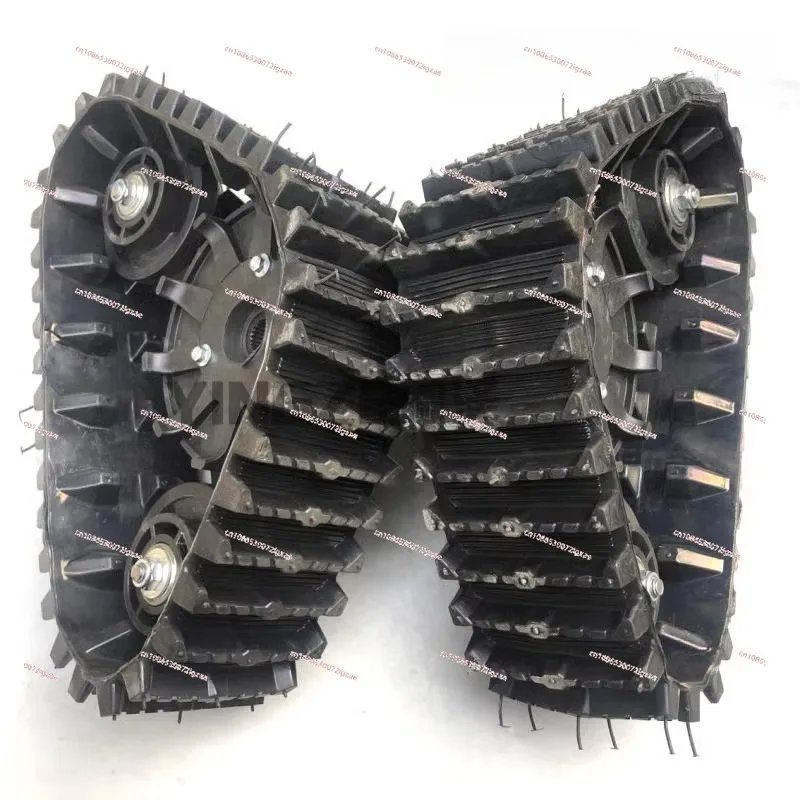 

Четырехколесный электрический автомобиль, карт, аксессуары для пляжных багги, модифицированный снегоход, сани, заднее гусеничное колесо, лыжное колесо, одиночное колесо