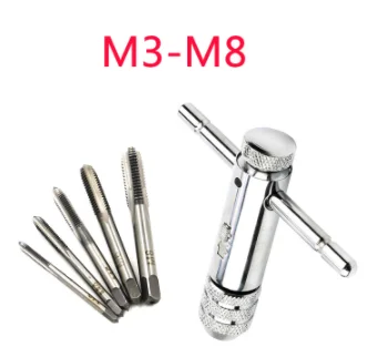 

M3-M8 ручной кран + набор коротких фрез