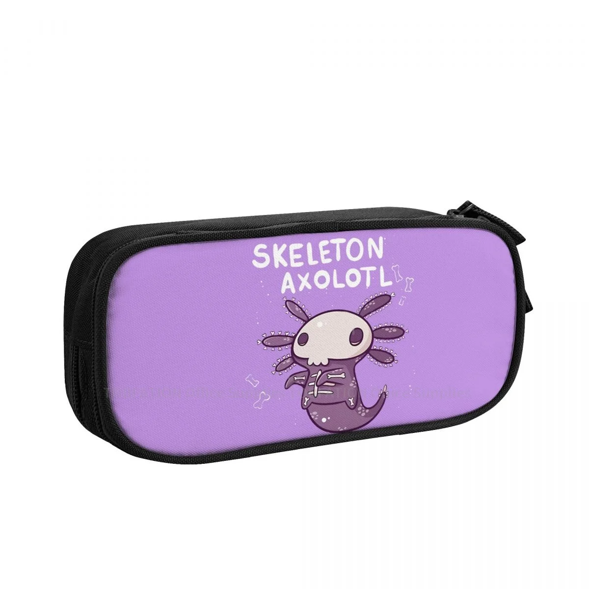 

Halloween Pencase Axolotl Lover Pencil Bag Girls Boys School Storage Supplies Large Capacity Double Zipper