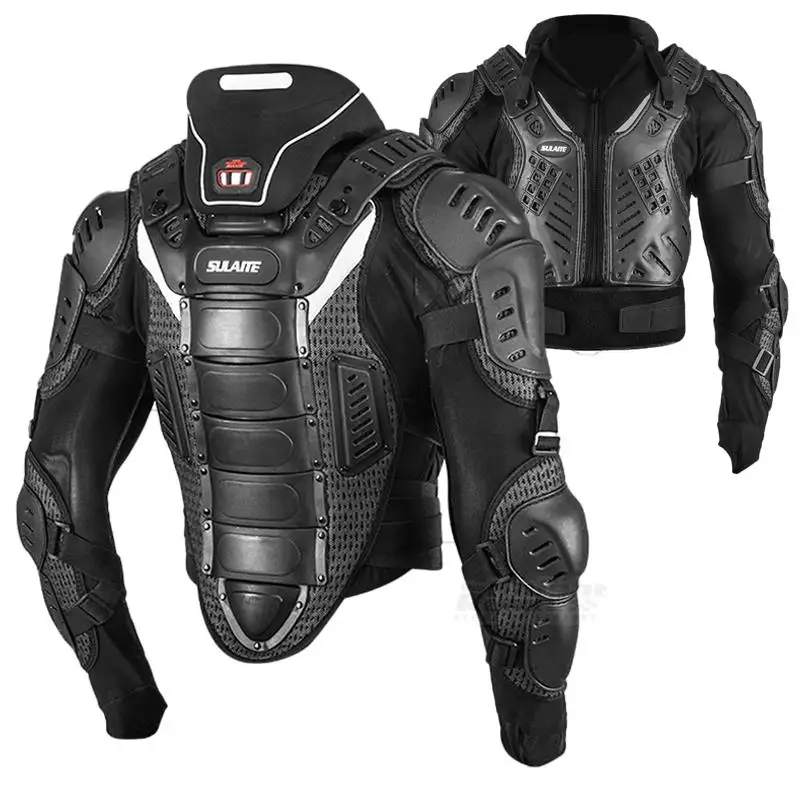 Motorcycle Jacket Protector Armor Motorbike Racing ATV Motocross Equipment Body Neck Protection Jacket Protective Clothing Gear enlarge