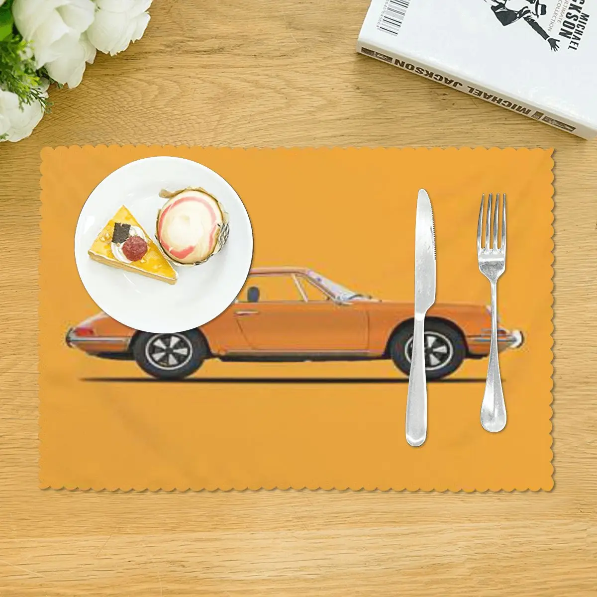 Прозрачная обеденная тарелка 68 911 Mark Rogan, четыре листа, подставки для кухни, набор для декорирования