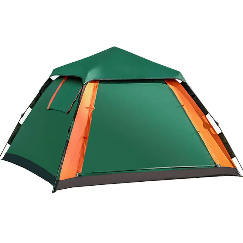 

215×215×145CM Camel Outdoor Tent 3-4 People Automatic Quick-Openning Waterproof Welf-Driving Outdoor Double Layers Tent